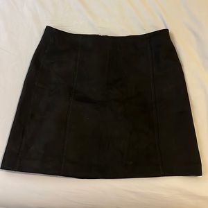 Loft suede mini skirt